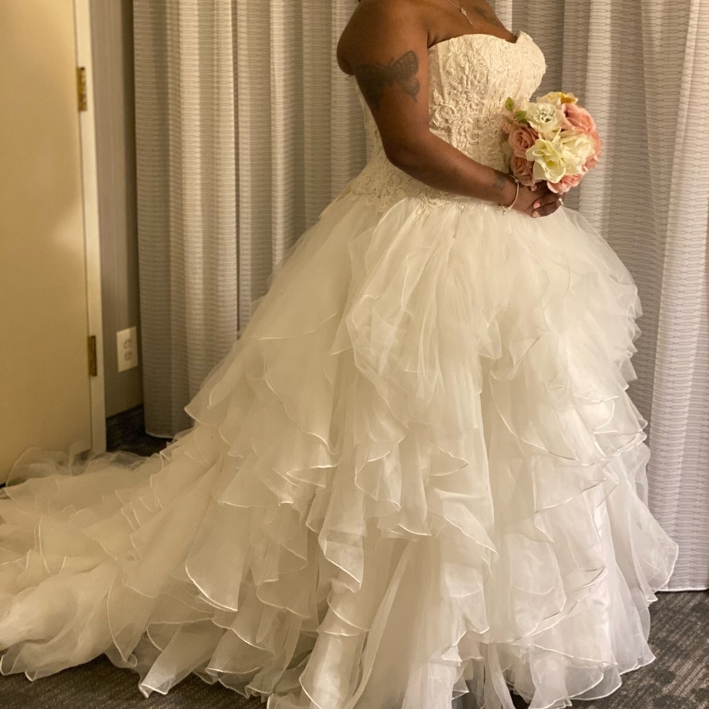 David’s bridal altered dress